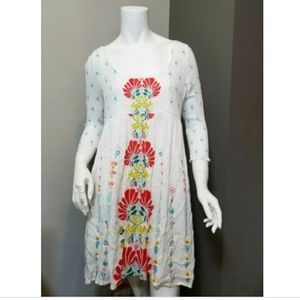 O'NEILL MARGARET Floral Empire Waist Hi Lo Dress